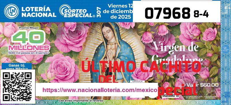Último Sorteo Especial de la Lotería del Viernes 12 de Diciembre de 2025