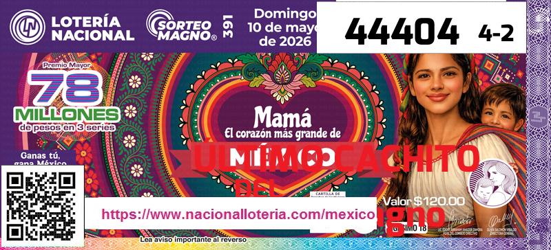 Último Sorteo Magno de la Lotería del Domingo 10 de Mayo de 2026