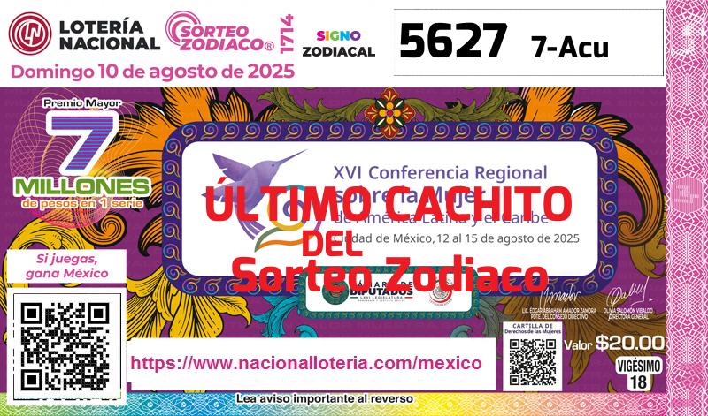 Cachito del último Sorteo Zodiaco premiado en la Lotería Nacional del Domingo 10 de Agosto de 2025 Último Sorteo Zodiaco de la Lotería del Domingo 10 de Agosto de 2025