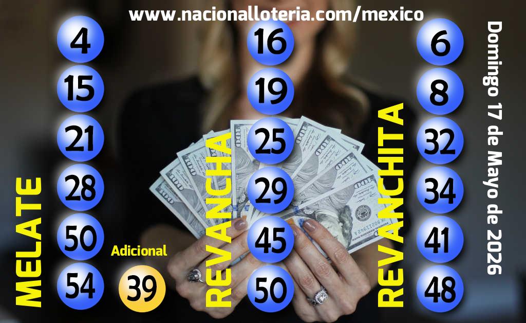 Resultados del Melate del Domingo 17 de Mayo de 2026
