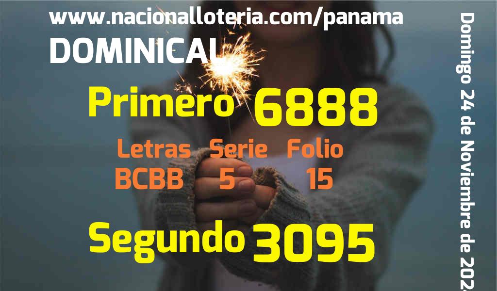 Resultados Dominical del Domingo 24 de Noviembre de 2024