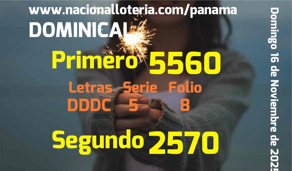 Resultados Dominical del Domingo 16 de Noviembre de 2025