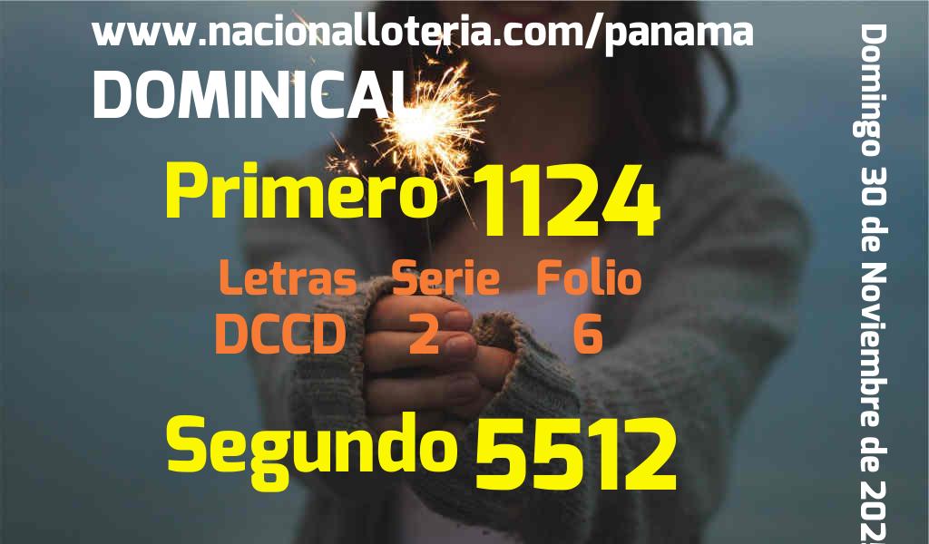 Resultados Dominical del Domingo 30 de Noviembre de 2025