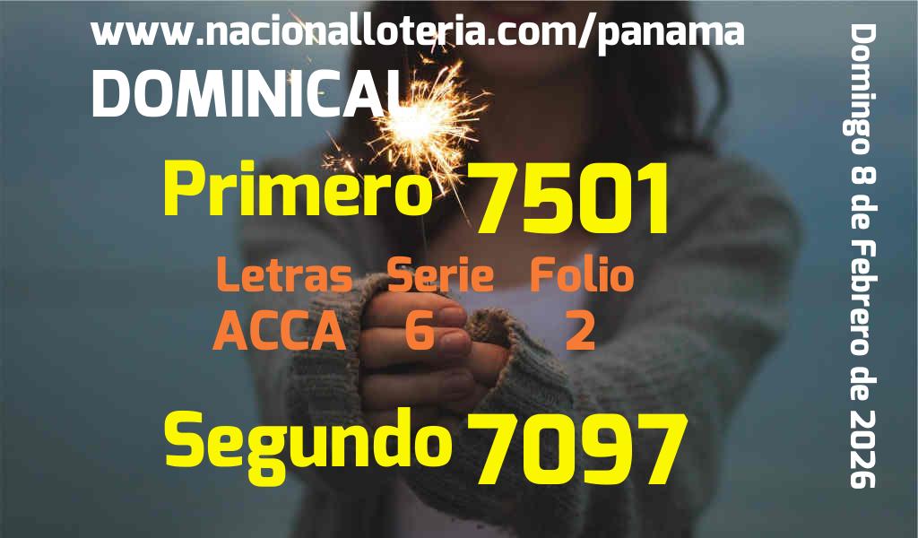 Resultados Dominical del Domingo 8 de Febrero de 2026