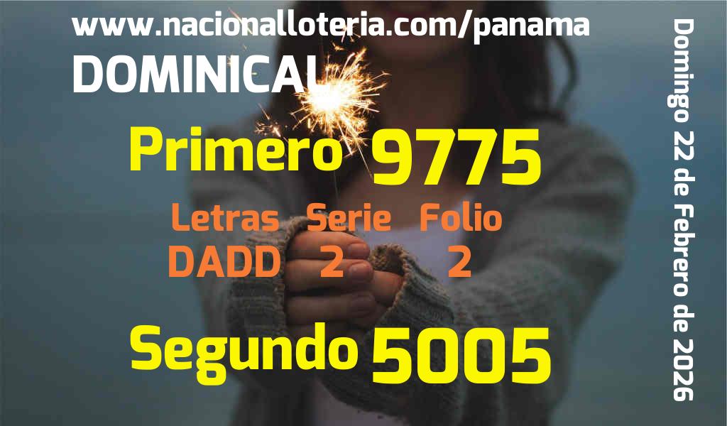 Resultados Dominical del Domingo 22 de Febrero de 2026