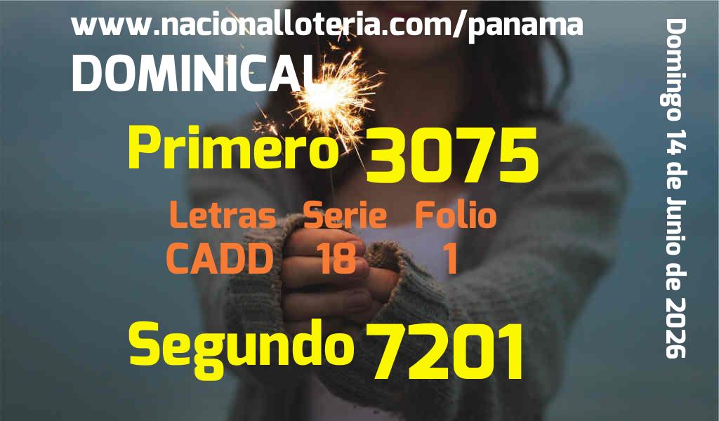 Resultados Dominical del Domingo 14 de Junio de 2026