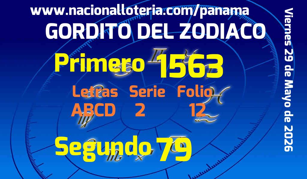Resultados Gordito del Zodiaco del Viernes 29 de Mayo de 2026