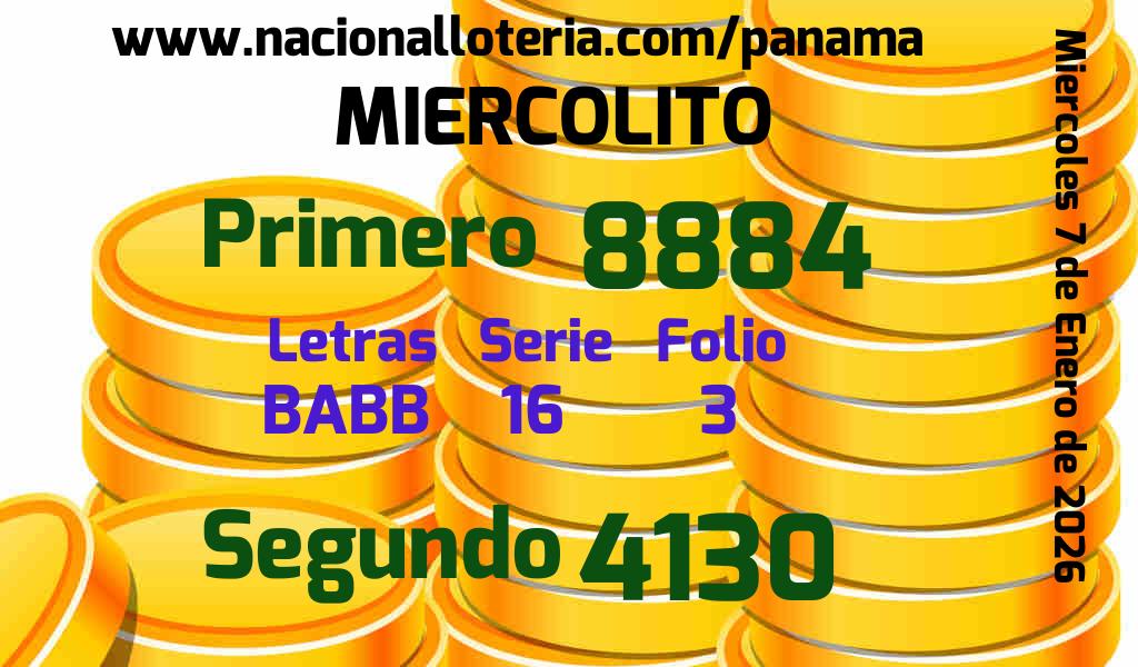 Resultados Miercolito del Mi&eacute;rcoles 7 de Enero de 2026