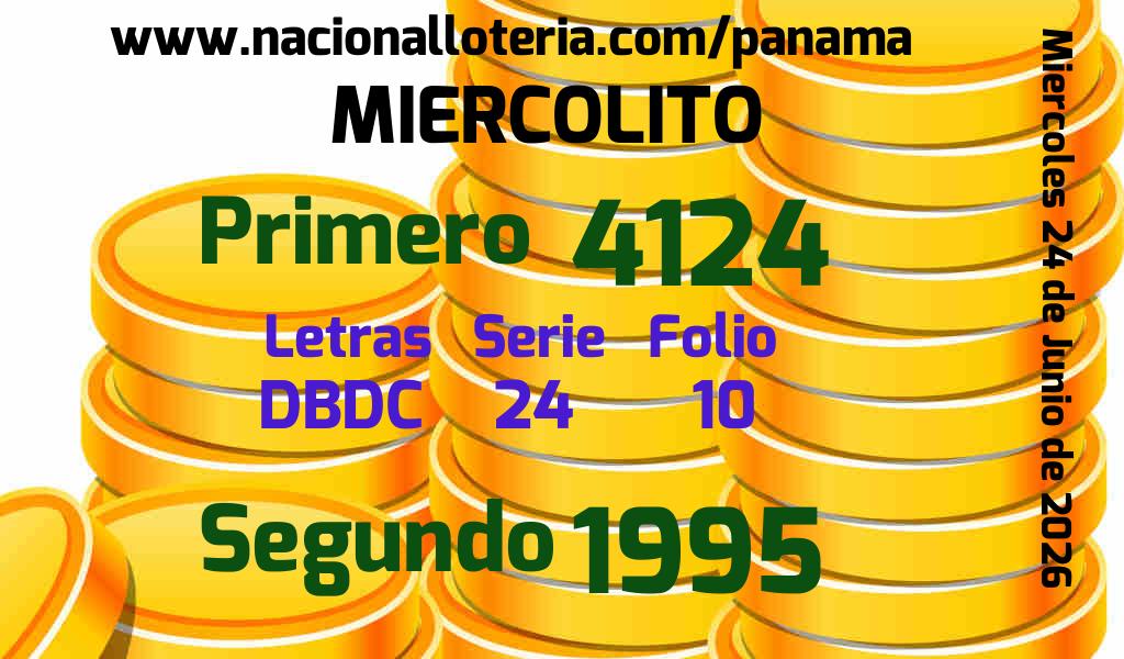 Resultados Miercolito del Mi&eacute;rcoles 24 de Junio de 2026