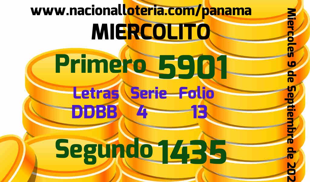 Resultados Miercolito del Mi&eacute;rcoles 9 de Septiembre de 2026