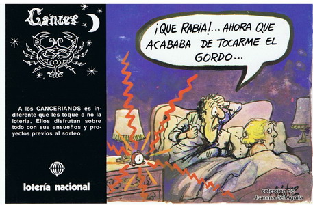 La Lotería Nacional y el signo de Cancer