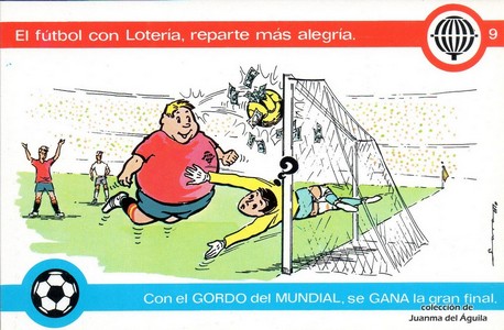 El fútbol con Loterí­a, reparte más alegrí­a.