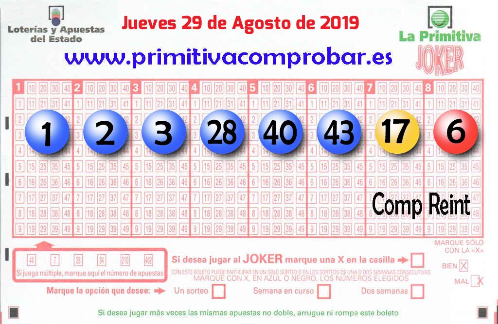Primitiva del 2019-08-29
