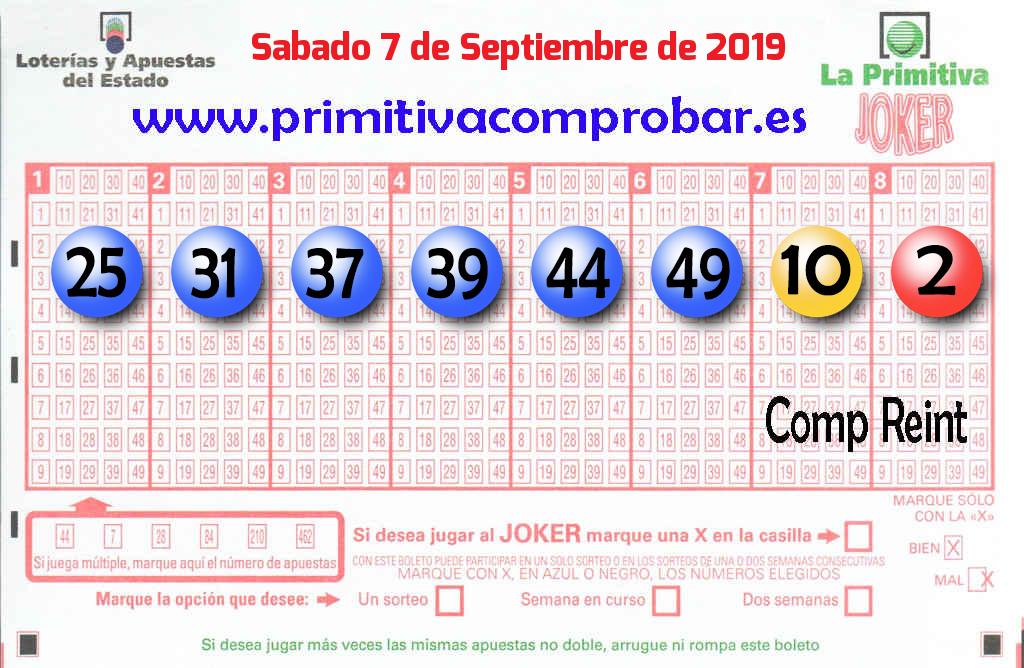 Primitiva del 2019-09-07