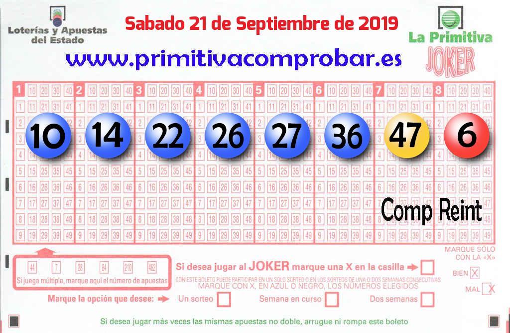 Primitiva del 2019-09-21