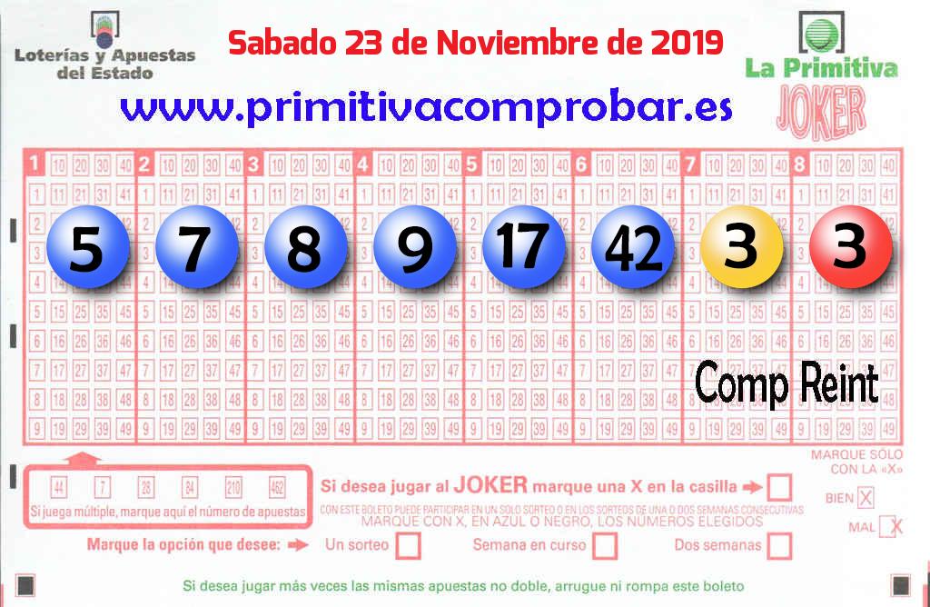 Primitiva del 2019-11-23