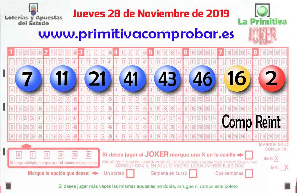 Primitiva del 2019-11-28