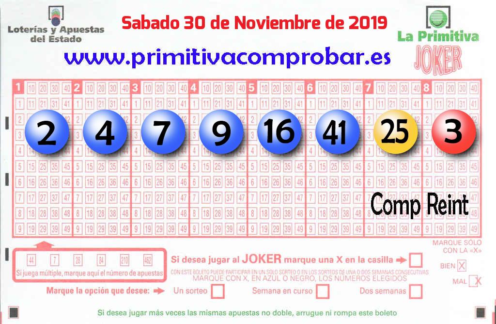 Primitiva del 2019-11-30
