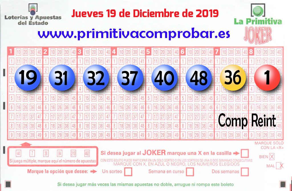 Primitiva del 2019-12-19