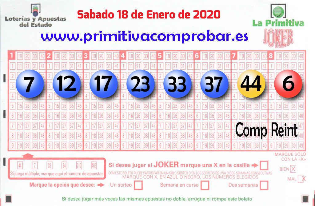 Primitiva del 2020-01-18