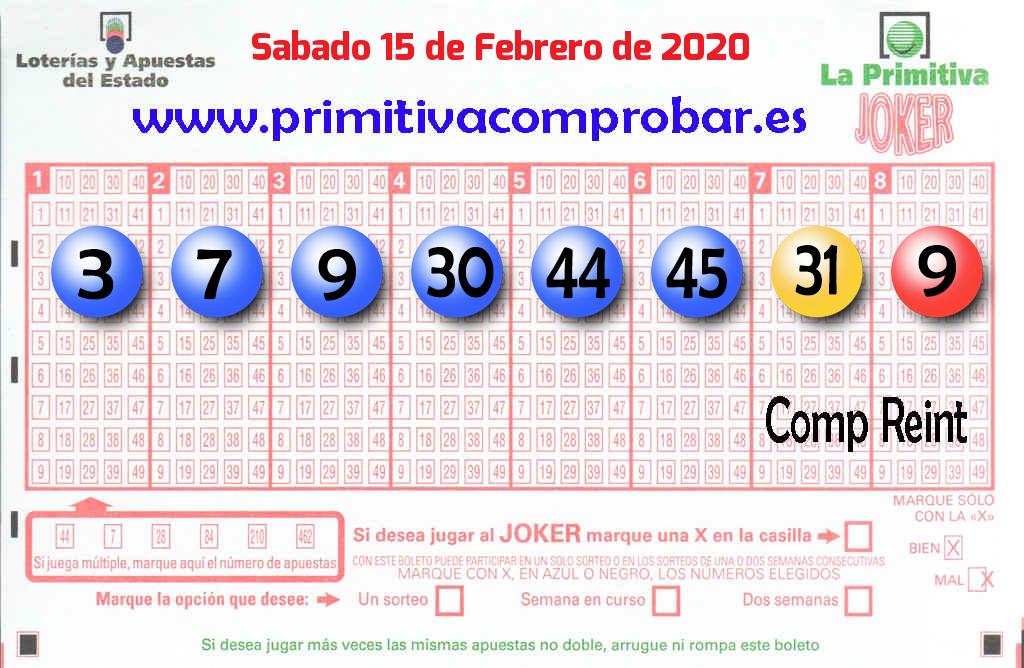 Primitiva del 2020-02-15