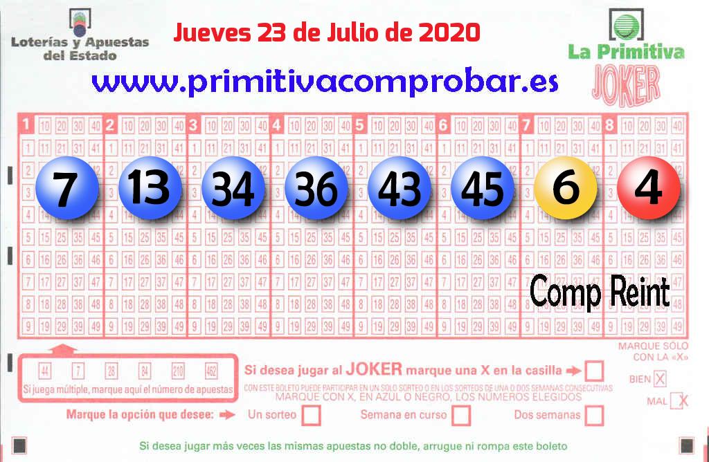 Primitiva del 2020-07-23
