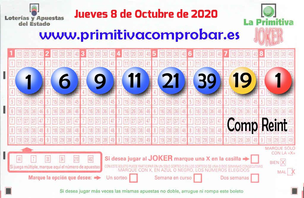 Primitiva del 2020-10-08