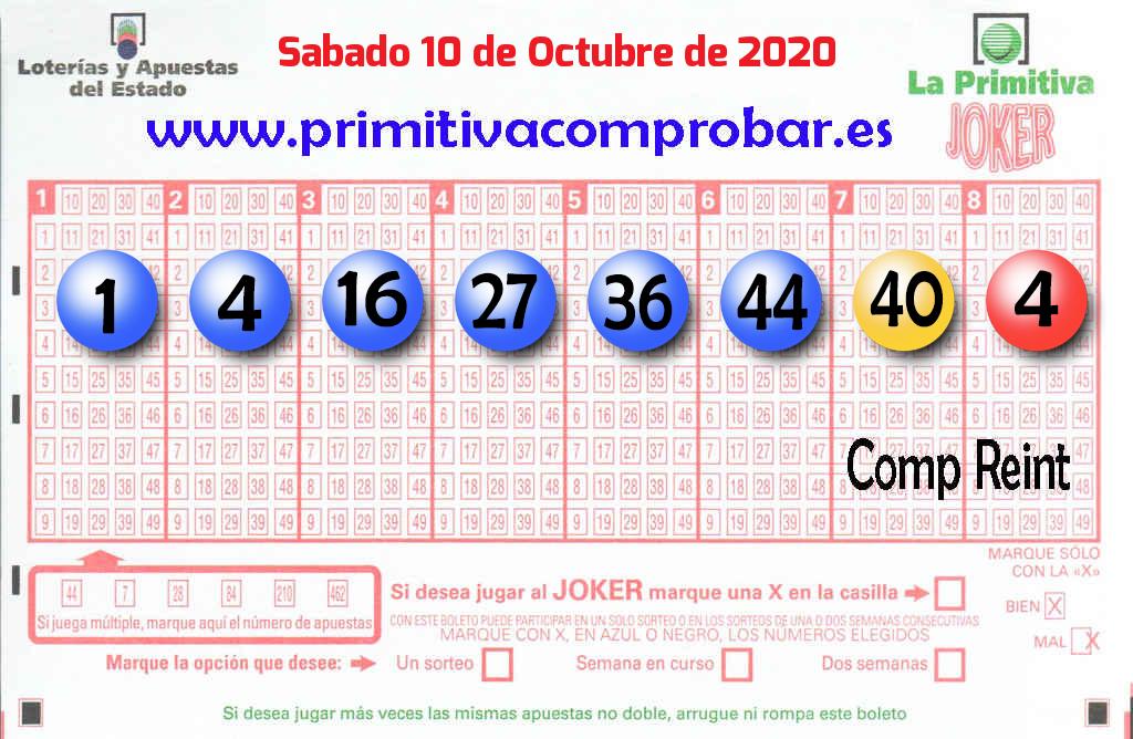 Primitiva del 2020-10-10