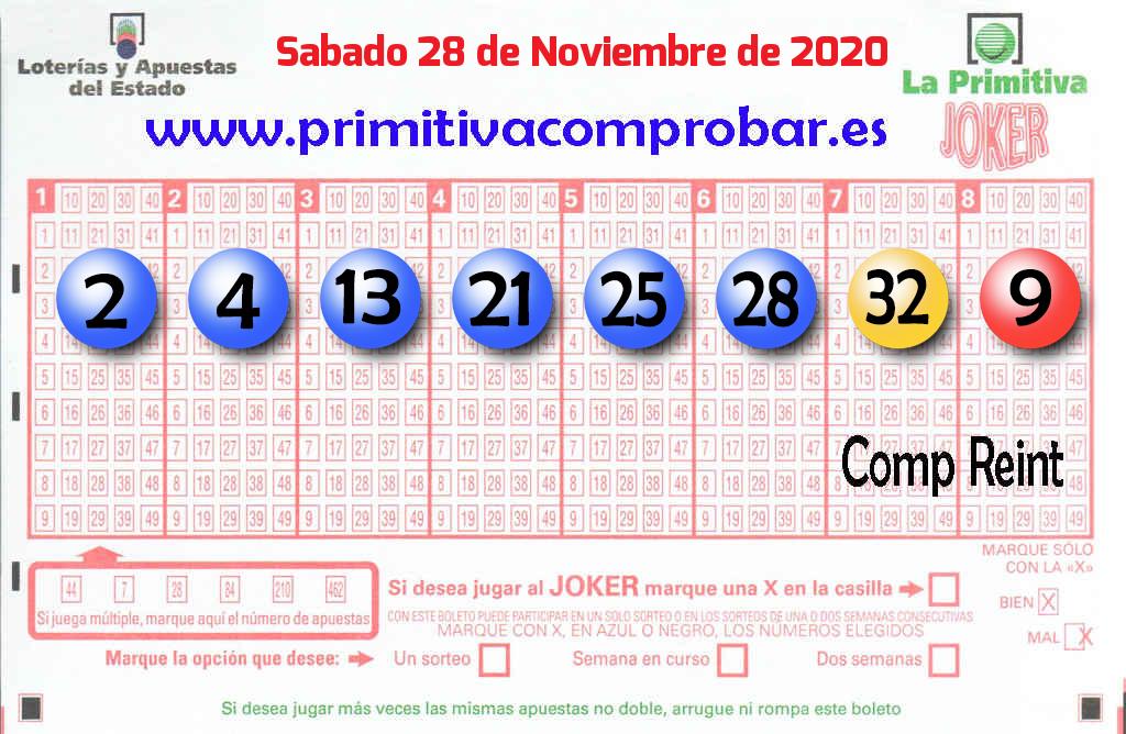 Primitiva del 2020-11-28
