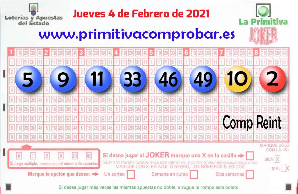 Primitiva del 2021-02-04