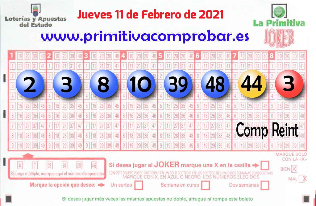 Primitiva del 2021-02-11