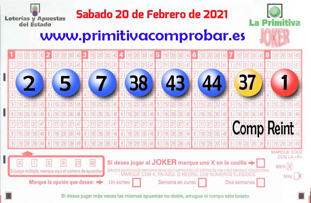 Primitiva del 2021-02-20
