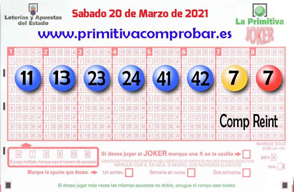 Primitiva del 2021-03-20