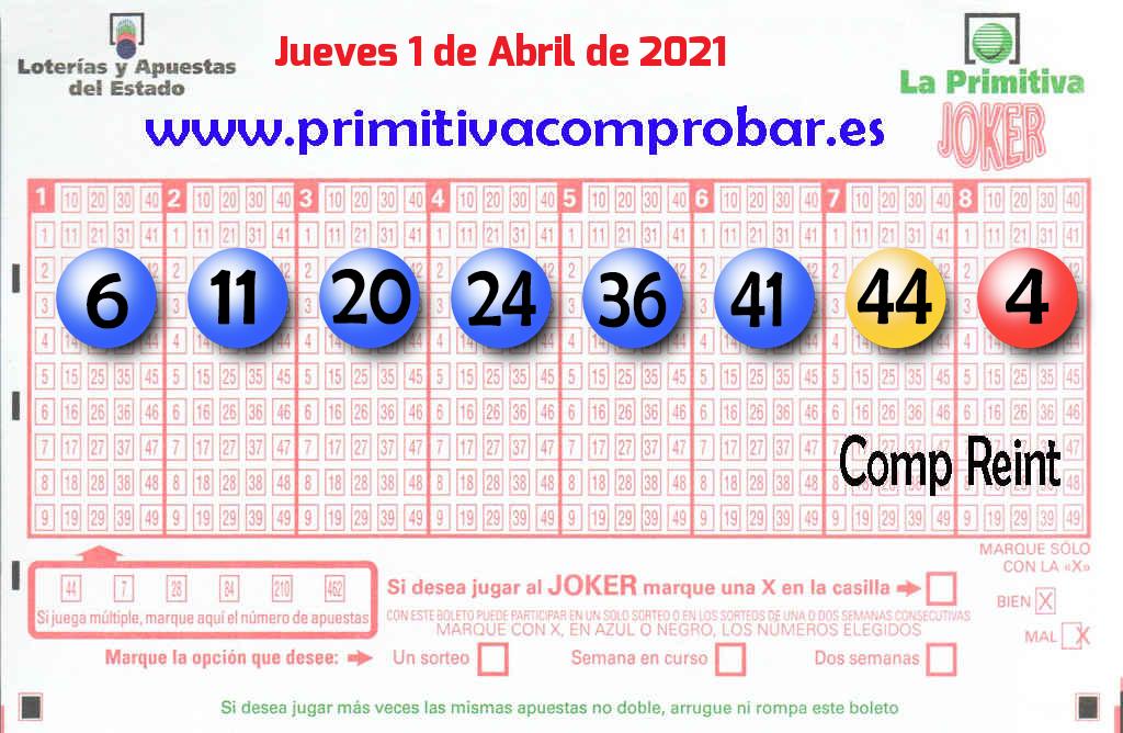 Primitiva del 2021-04-01