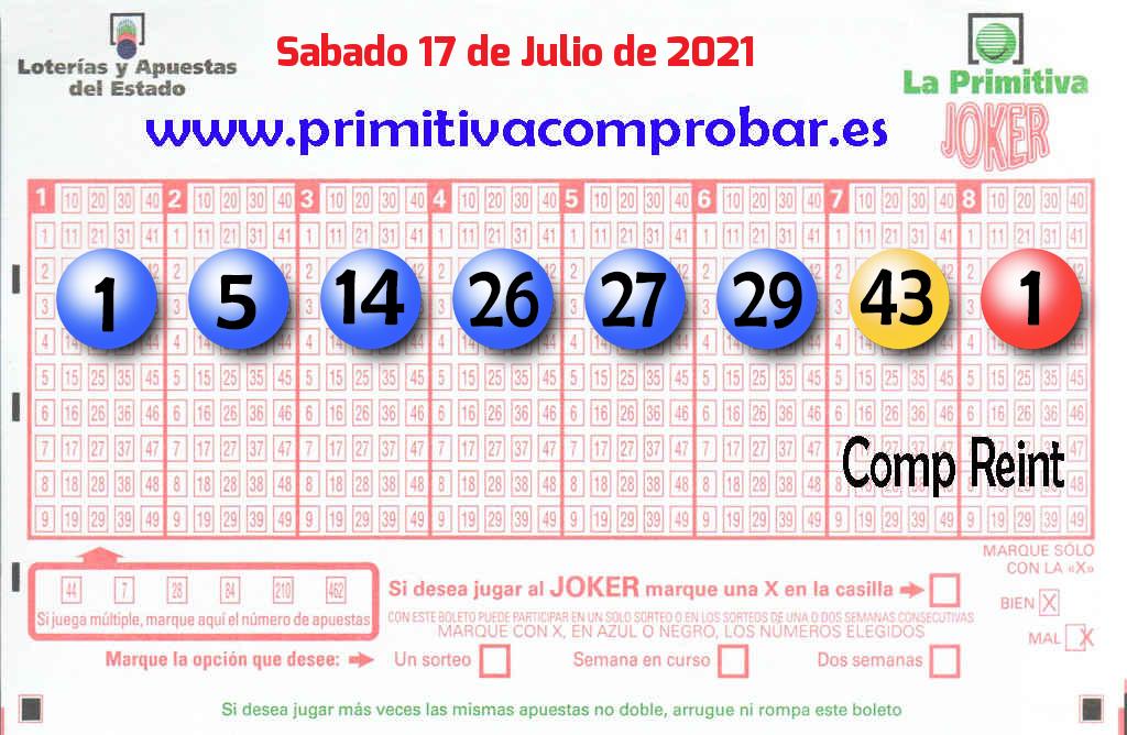 Primitiva del 2021-07-17