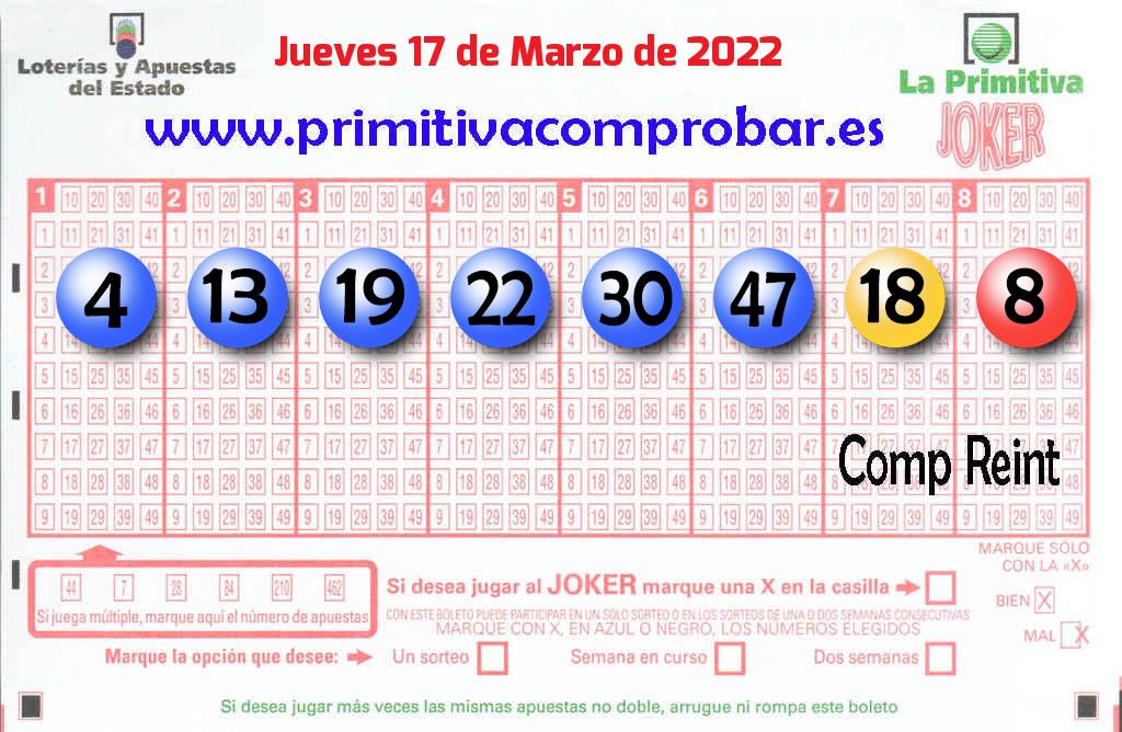 Primitiva del 2022-03-17