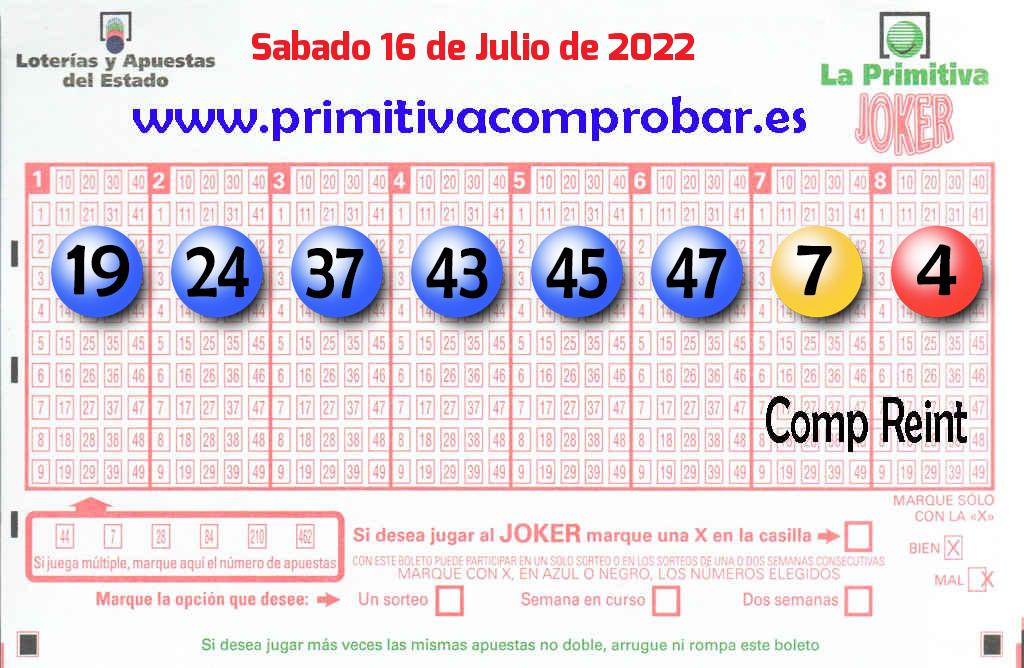 Primitiva del 2022-07-16