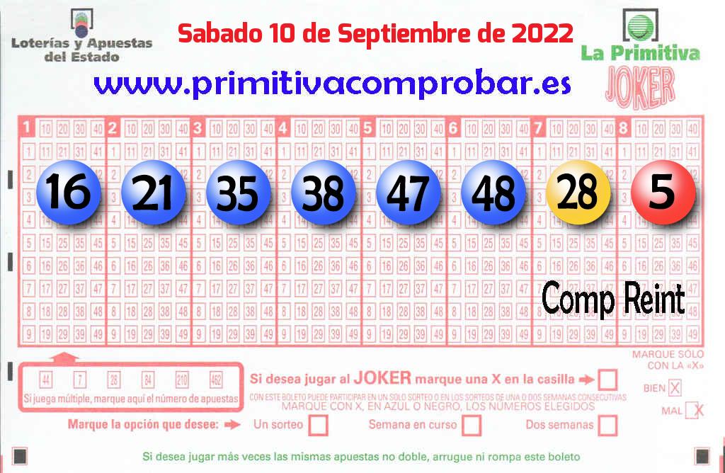 Primitiva del 2022-09-10