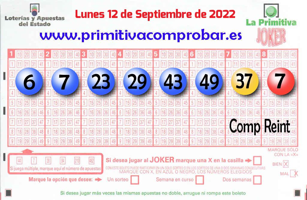 Primitiva del 2022-09-12