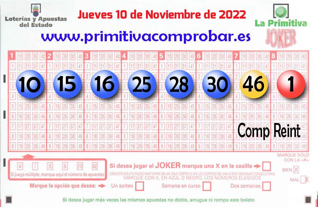 Primitiva del 2022-11-10