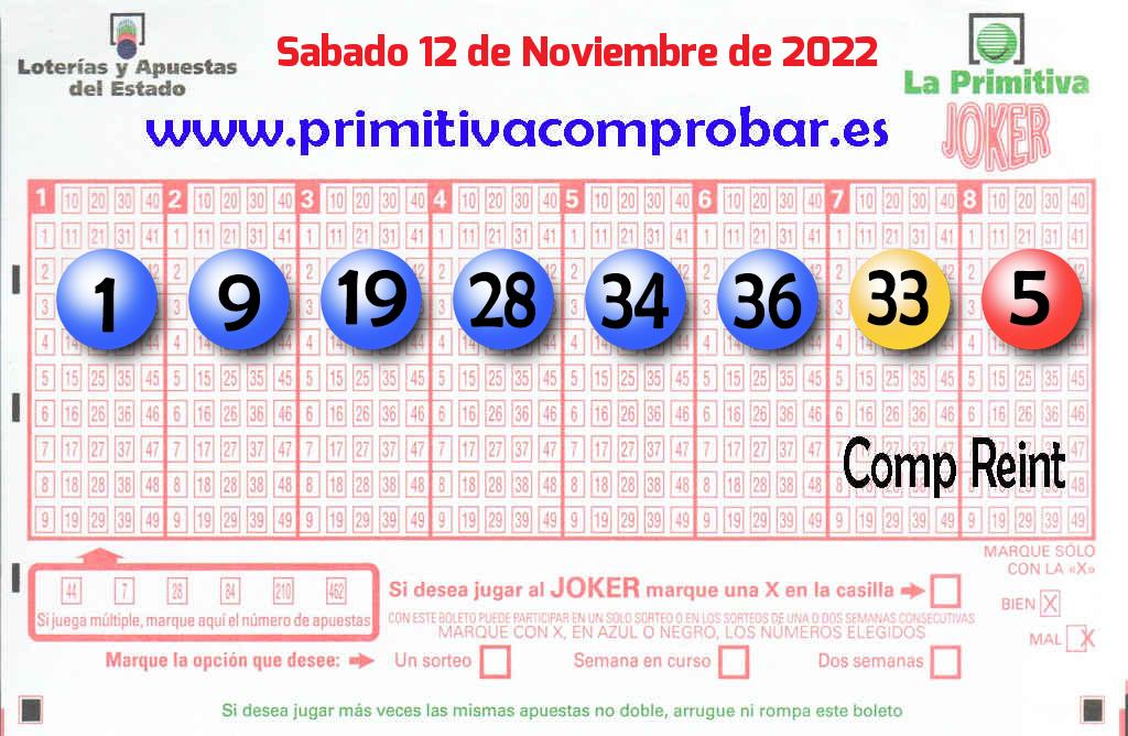 Primitiva del 2022-11-12