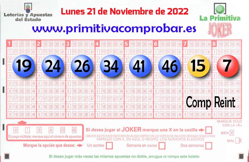 Primitiva del 2022-11-21