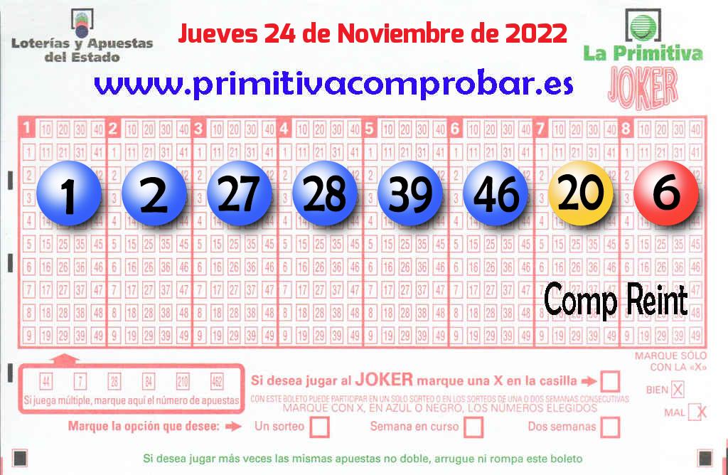 Primitiva del 2022-11-24