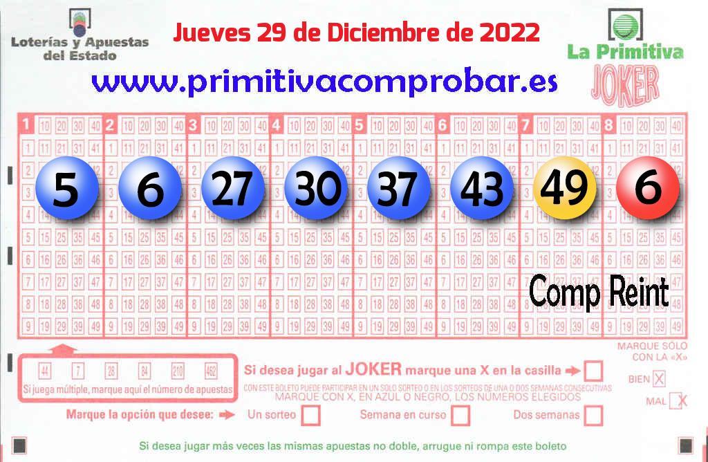 Primitiva del 2022-12-29