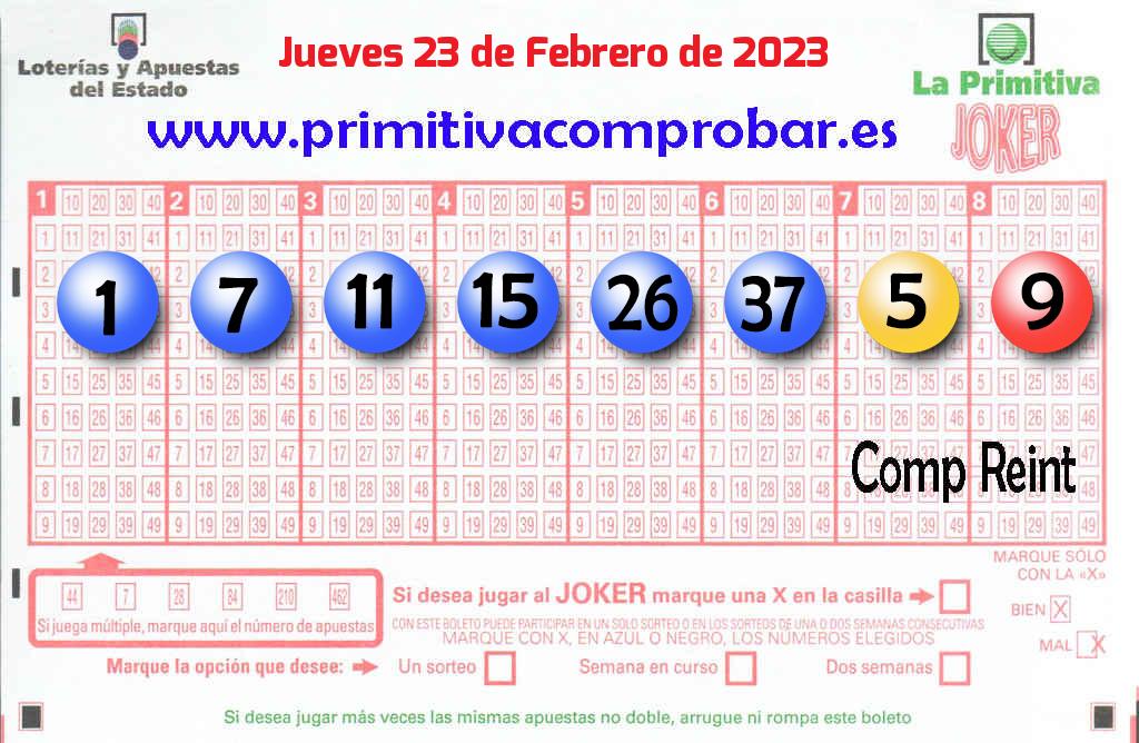 Primitiva del 2023-02-23