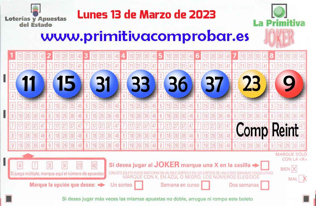 Primitiva del 2023-03-13