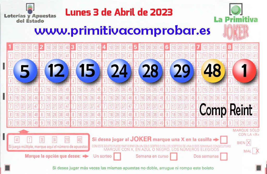 Primitiva del 2023-04-03