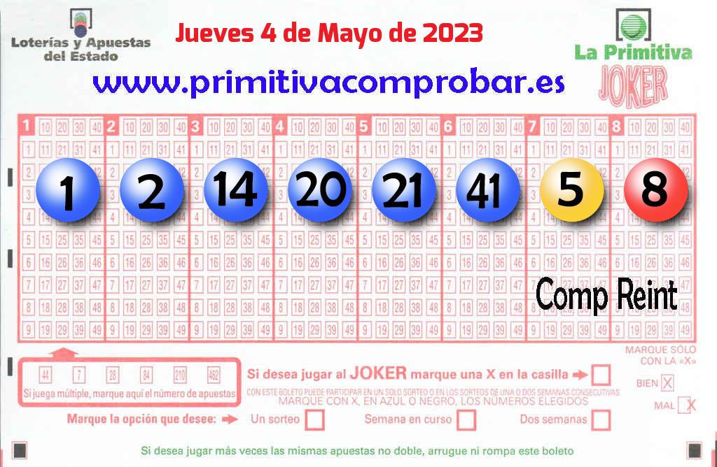 Primitiva del 2023-05-04