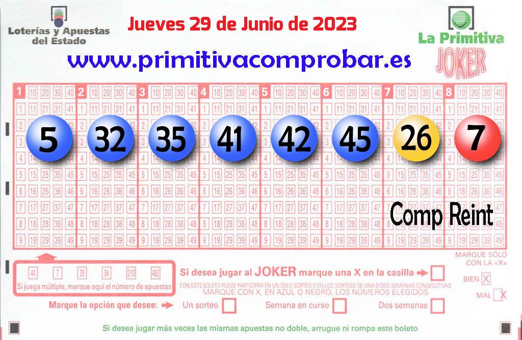 Primitiva del 2023-06-29