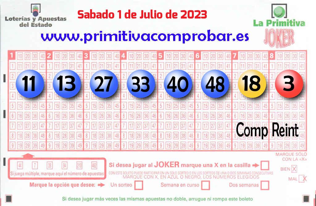 Primitiva del 2023-07-01